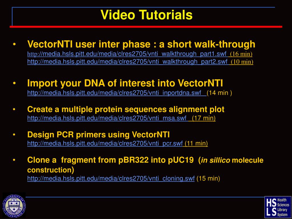 vector nti tutorial